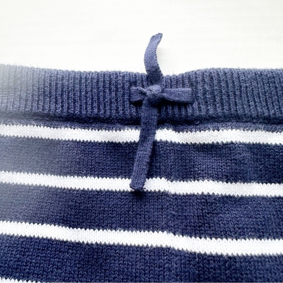 Janie and Jack Striped Sweater Jogger In Navy - Picture 3 of 12